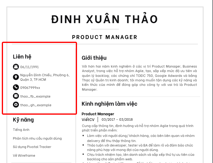 Hướng dẫn tạo CV chuẩn: 5 phần không thể thiếu